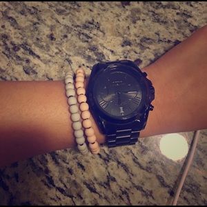 Michael Kors Chronograph Bracelet Watch BLACK